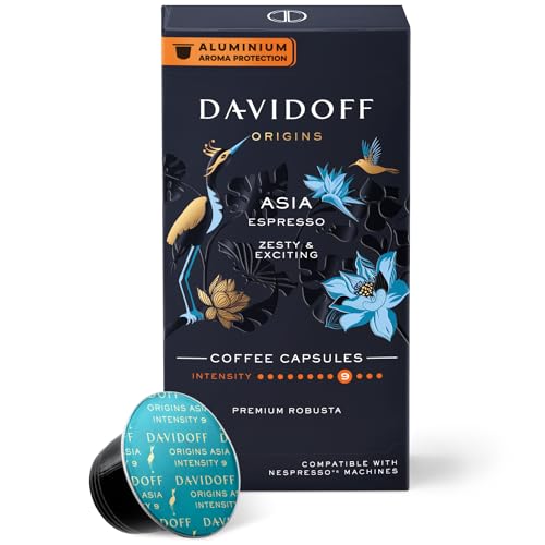 Davidoff Origins Asia Espresso Coffee 9/12 Intensity 10x Capsules, 1.94 oz ℮ 55 g - Asian espresso excellence!