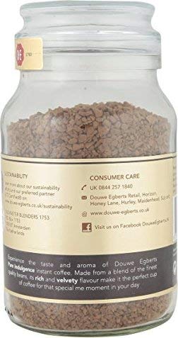 Douwe Egberts Pure Indulgence Dark Roast Coffee Bottle, 95g - Dark roast delight!