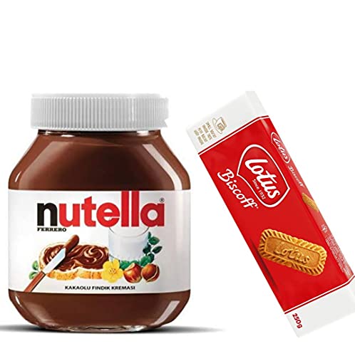 Nutella Chocolate Spread 350g & Lotus Biscoff Biscuit 250g. - "Perfect pair!"