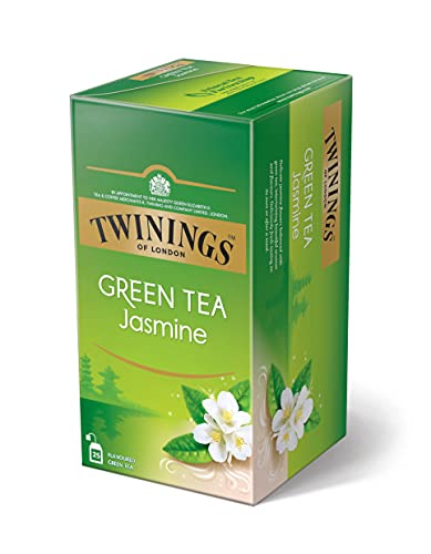 Twinings of London Green Tea & Jasmine • 25 Tea Bags, 1.59 oz ℮ 45 g