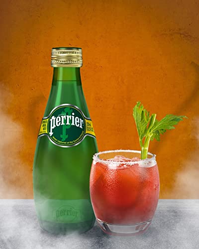 Perrier Carbonated Mineral Water â€¢ Water Captured at the Source in France, 11.16 fl oz â„® 330 ml, 4 Pack - "French mineral refreshment!"