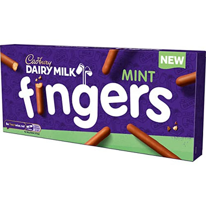 Cadbury Dairy Milk Fingers Mint Flavour 114g - Minty fingers