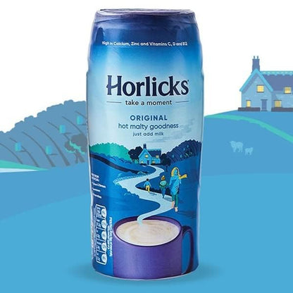 Horlicks Take a Moment Original 500gm - Rich & Nourishing Malt Drink for Instant Energy and Wellness Boost - Original malt drink for a rich, nourishing boost, 500g.