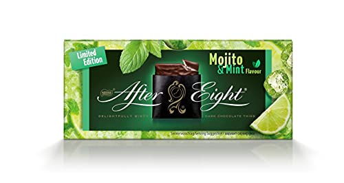 Nestle After Eight Mojito Dark Mint Chocolates, 200g - "After Eight Mojito - 200g of Refreshing Mint Chocolate Delight!"