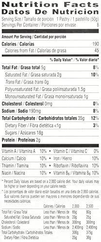 Pop Tarts Frosted Chocolate Chip Cookie Dough Pack of 2 Pouch, 2 x 400 g - "Cookie dough delight!"