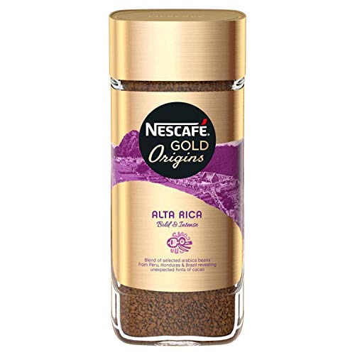 Nescafe Gold Origins Alta Rica Ground Coffee, 3.53 oz ℮ 100 g - "Gold Origins Alta Rica - Bold Ground Coffee Excellence!"