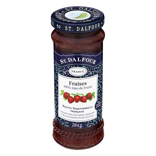 St Dalfour Fruit Preserve, Strawberry, 284grams