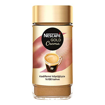 Nescafe Gold Crema Coffee, 3 oz / 85 g - "Gold Crema Coffee - Smooth & Creamy Perfection!"