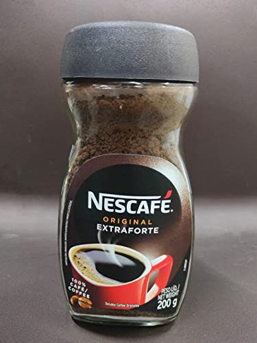 Nestlé Brasil Ltda. Original Extraforte Coffee, Ground, 7.05 oz / 200 g Jar - "Original Extraforte - 200g Jar of Bold Brazilian Coffee!"