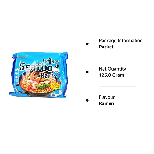 Samyang Seafood Instant Noodles (125g) - Ocean Freshness in Every Bite