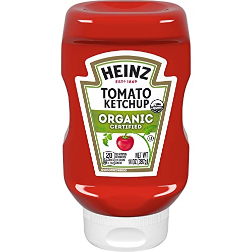 Heinz Tomato Ketchup Organic Certified, 14 oz / 397 g, 2 Pack - Two-pack of certified organic tomato ketchup.