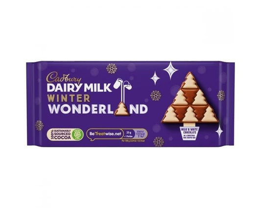 Cadbury Dairy Milk Winter Wonderland Chocolate Bar - 100g | Festive Season Treat, Creamy & Rich Cocoa Delight - Festive joy