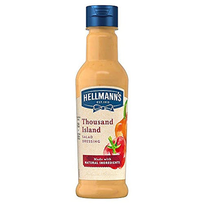 Hellmann's Thousand Island Salad Dressing, 210 ml, Orange & Blue, Medium (109747204) - Classic Thousand Island dressing.