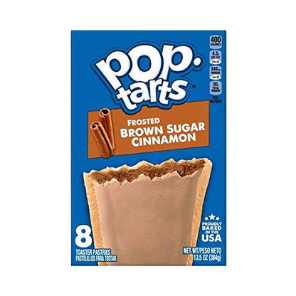 Pop Tarts Frosted Brown Sugar Cinnamon, 2 x 384 g - "Brown sugar cinnamon Pop-Tarts!"