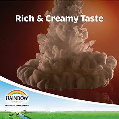 Rainbow Full Cream Sterilized, Evaporated Milk, 160 Millilitre - Cream - Full cream evaporated milk, 160ml!