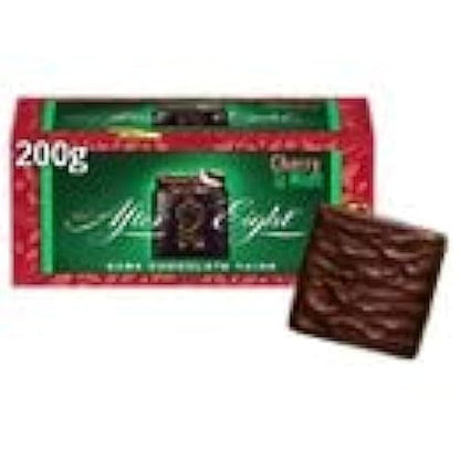 Nestle After Eight Cherry & Mint Dark Chocolate Thins 200g (Limited Edition) - "After Eight Cherry & Mint - Limited Edition Dark Chocolate Thins!"