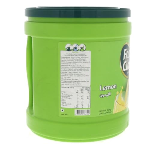 Foster Clark's Lemon 2.5Kg Instant Drink Powder - Refreshing Citrus Flavor, Vitamin C Boost, Easy-to-Mix Beverage Mix for Instant Enjoyment - Lemon drink powder!