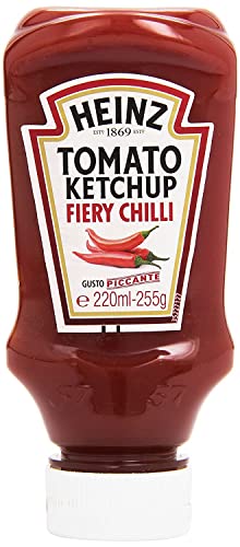 Heinz Fiery Chilli Ketchup, 225 g - Spicy chili flavored ketchup.