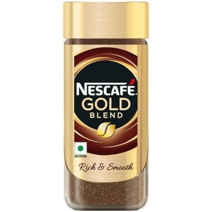 Nescafe Gold Blend Rich and Smooth Instant Coffee Powder, 200g Jar - "Gold Blend Rich & Smooth - Instant Coffee Elegance!"