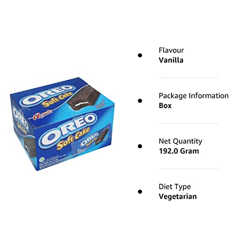 Oreo Kraft Soft Cake, 192G (12Pcs X 16G) - "Soft cake perfection!"