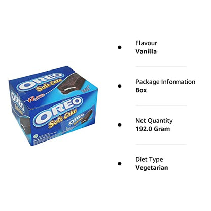 Oreo Kraft Soft Cake, 192G (12Pcs X 16G) - "Soft cake perfection!"