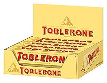 Toblerone Swiss Made Milk Chocolate, 100g (Pack of 20)