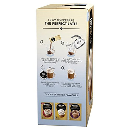 Nescafe Gold Latte Instant Coffee Sachets (8 x 19.5g), 156g - "Instant Gold Latte - Eight Sachets of Creamy Joy!"