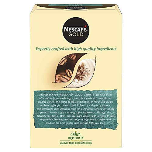 Nescafe Gold Latte - 2 Pack Pouch, 2 x 156 g - "Double Latte Gold - Two Packs of Creamy Delight!"