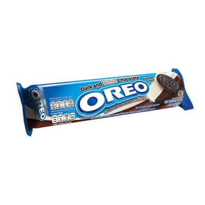 Oreo Dark & White Chocolate 130g - Indulgent Biscuits with a Blend of Rich Dark and Creamy White Chocolate Layers - "Dark and white chocolate indulgence!"