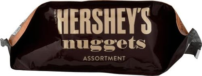 Hershey's Nuggets Assortment Chocolate Family Pack, 442 g - A family-sized pack of assorted chocolate nuggets, 442g of delicious variety.