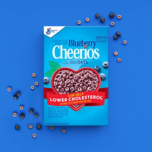 General Mills Blueberry Cheerio's, 309 g - Savor the sweet and fruity taste of blueberries in every bite of Blueberry Cheerios