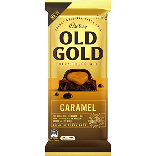 Cadbury Old Gold Dark Chocolate Caramel 180g - Dark caramel bliss