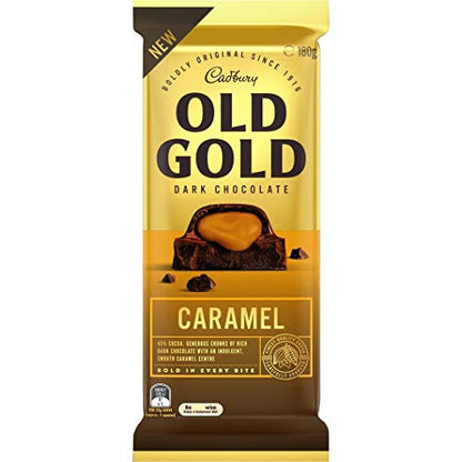 Cadbury Old Gold Dark Chocolate Caramel 180g - Dark caramel bliss