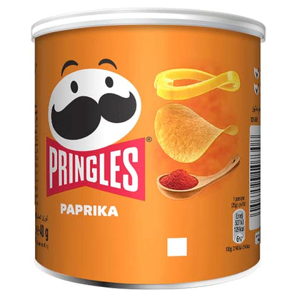 Pringles Paprika, 40g - Spicy paprika Pringles snack!