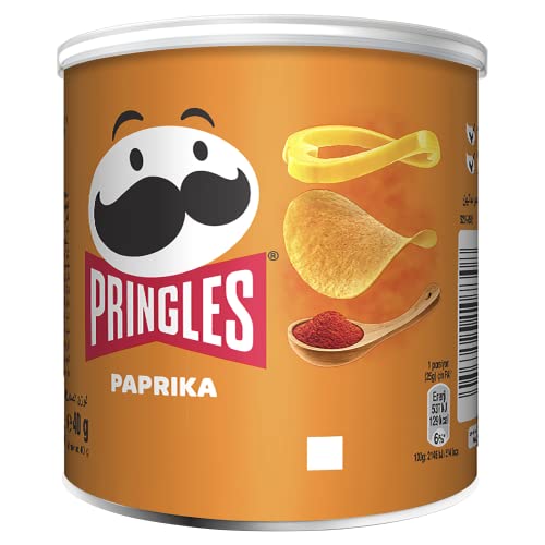 Pringles Paprika, 40g - Spicy paprika Pringles snack!