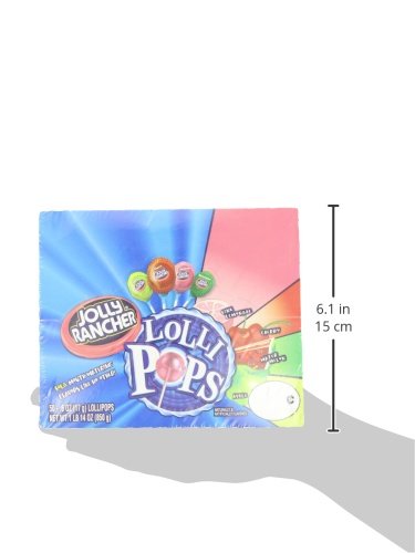 JOLLY RANCHER Lollipops Bulk Candy, 805 G, Apple - Sweet apple flavor in JOLLY RANCHER Lollipops, 805g bulk candy.