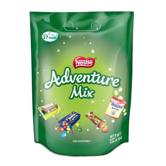 Nestle Advanenture Mini Mix Assortment, Animal Bar, Smarties, Lion Choco, White Lion, 473g (Imported) - "Adventure Mini Mix - Assorted Chocolates for Every Adventure!"