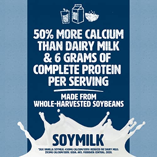 Silk Vanilla Soy Beverage (Plant Based / Vegan Milk Alternative) 946 ml