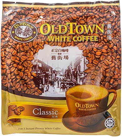 Old Town White Coffee Classic 3 in 1 Instant Premix White Coffee 15 Stick ( 15 X 38g ), Packet 570g - "Classic coffee convenience!"