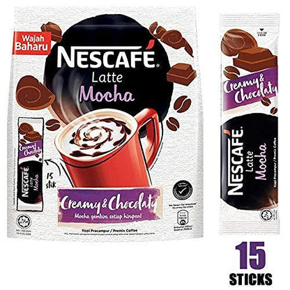 Nescafe Creamy & Chocolaty, Latte Mocha, Coffee, 465 g - "Creamy Chocolaty Mocha Magic!"