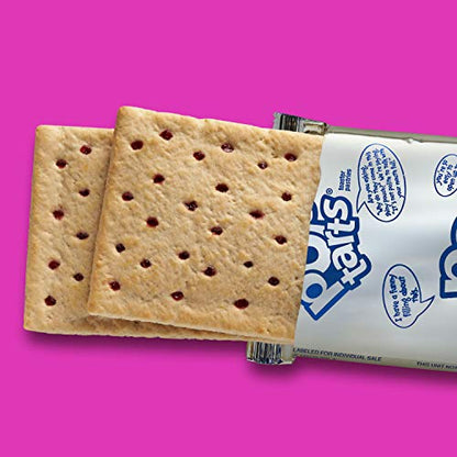 Pop Tarts Unfrosted Strawberry Pouch, 416 g - "Unfrosted strawberry fun!"