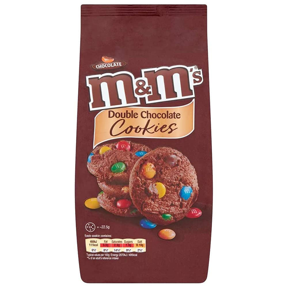 M & M MARS Double Chocolate Cookies, 180 g - "Double Choco Cookies!"