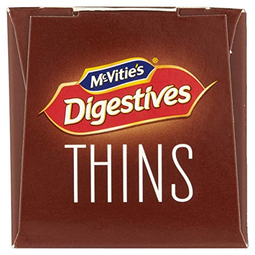 McVities Digestives Thins Milk Chocolate, 180g - "Thin Milk Chocolate Digestives!"