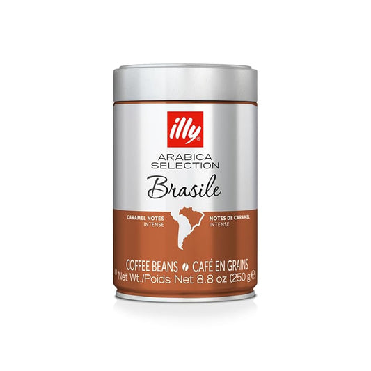 Illy Monoarabica Brazilian Coffee Beans, 250g - Monoarabica Brazilian coffee beans, 250g of rich flavor.