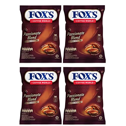 Fox's Crystal Clear Coffee World Passionate Blend Assorted Coffee Candy (125Gms (Pack of 4)) - Four coffee candy packs!