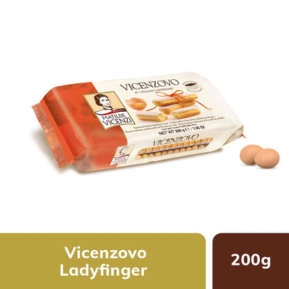 Matilde Vicenzi Vicenzovo Lady Finger | GMO Free | No Preservatives & No Artificial Colours - 200gm - "Vicenzovo Lady Fingers 200g!"