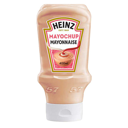 Heinz Delicious Mayochup Mayonnaise, 400ml - Heinz's tasty Mayochup in a larger 400ml bottle.