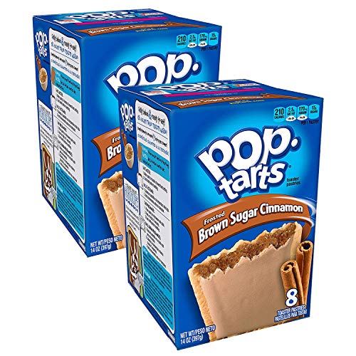 Pop Tarts Frosted Brown Sugar Cinnamon Pack of 2 Pouch, 2 x 397 g - "Cinnamon-sugar double pack!"