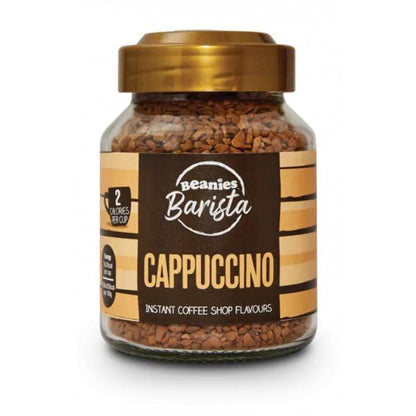 Beanies Barista Cappuccino Instant Coffee 50g - Barista-style coffee at home