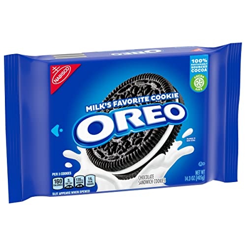 Oreo Nabisco Milk Chocolate Sandwich Cookies, 405g - "Classic milk chocolate bliss!"